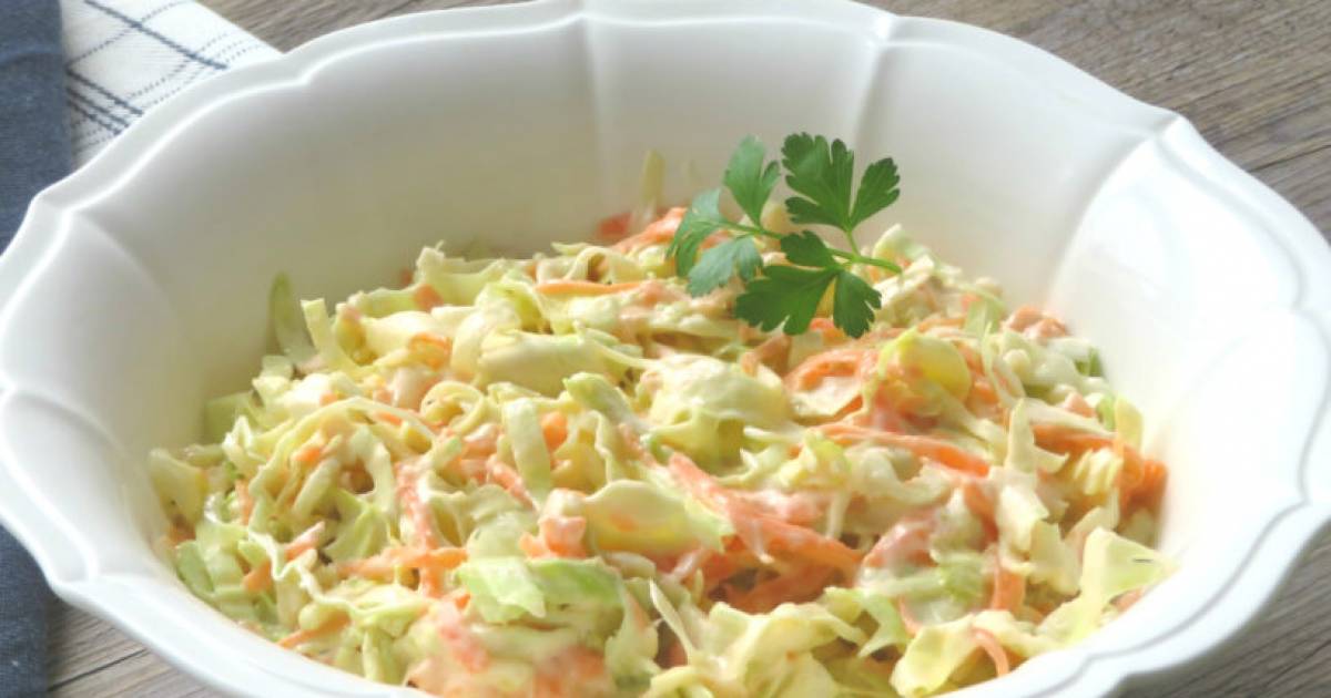 La famosa ensalada de col americana (KFC). ¿Qué lleva su deliciosa