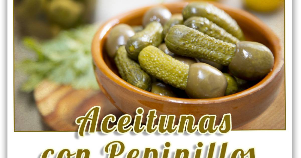 Aceitunas gordales rellenas de pepinillos Cocina y recetas fáciles