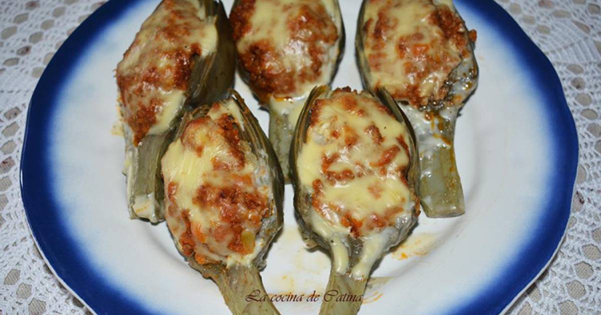 Alcachofas Rellenas De Carne Cocina Y Recetas F Ciles