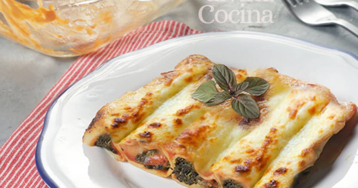 Canelones De Espinacas Cocina Y Recetas F Ciles