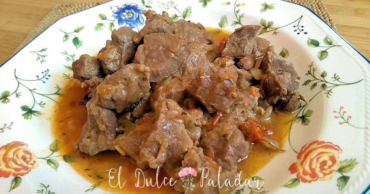 Carrillada o carrilleras en salsa Cocina y recetas fáciles