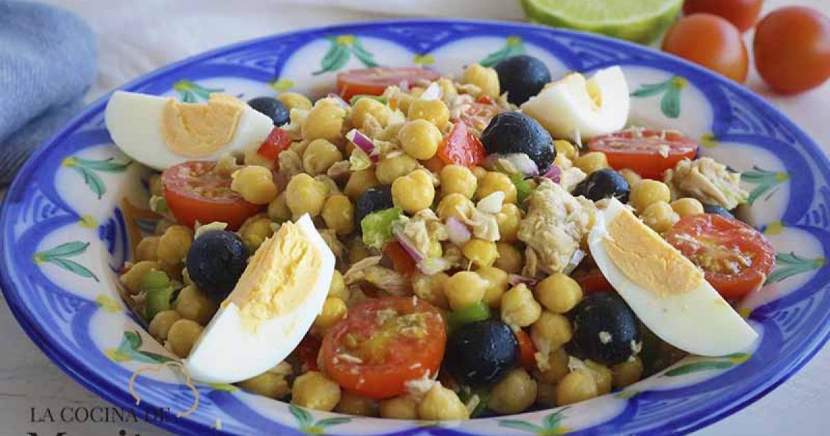 Ensalada de garbanzos Cocina y recetas fáciles