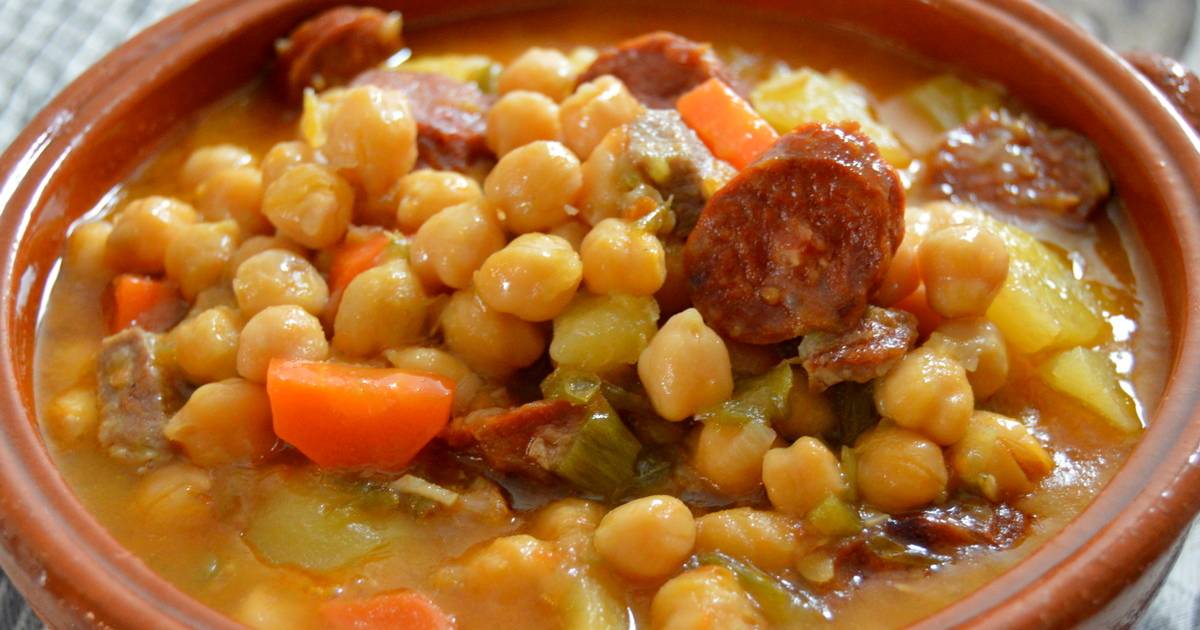 Garbanzos Guisados en Conserva Cocina y recetas fáciles