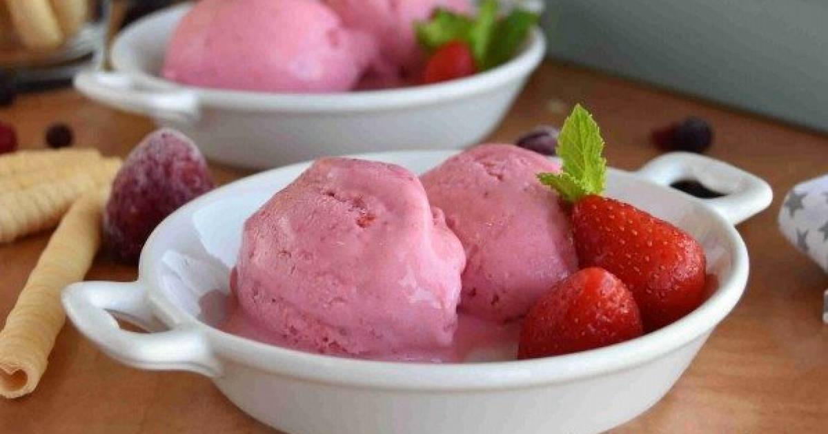 Helado de fresas casero muy fácil y sin heladera Cocina y recetas fáciles