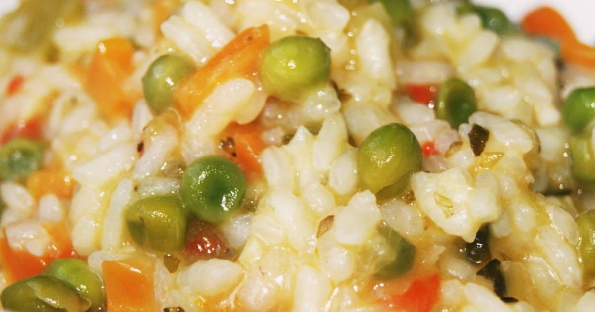 Risotto de verduras Cocina y recetas fáciles