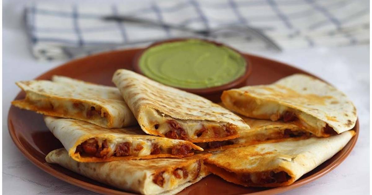 Quesadillas De Chorizo Y Queso Se Preparan En Unos Minutos Cocina Y