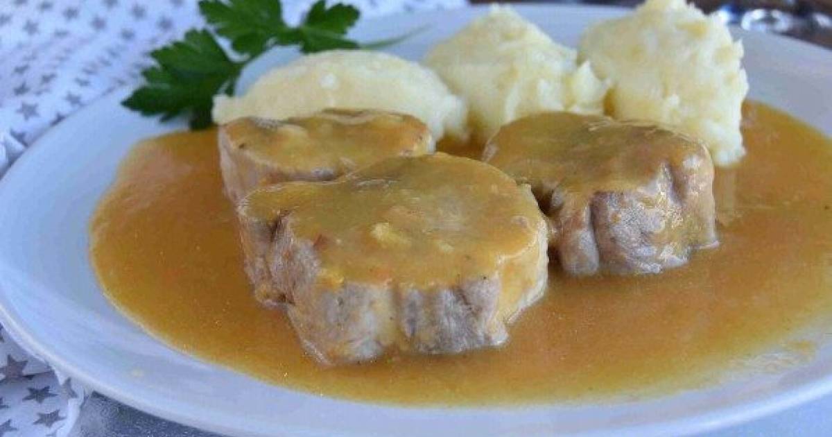 Solomillo de cerdo en salsa tradicional Cocina y recetas fáciles