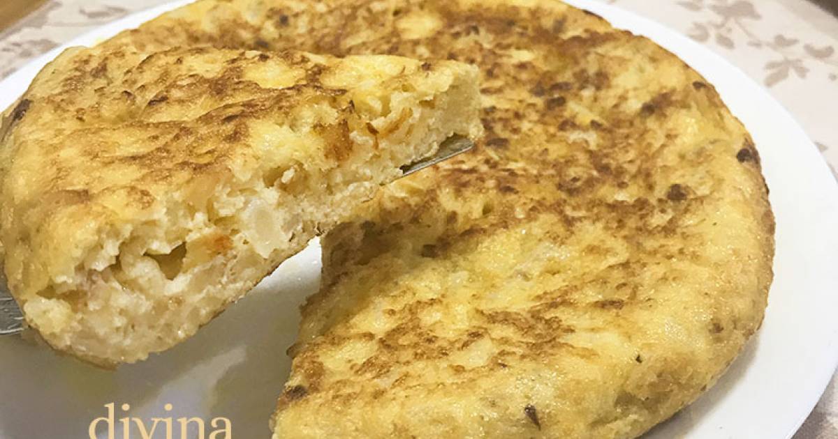 Tortilla de coliflor Cocina y recetas fáciles