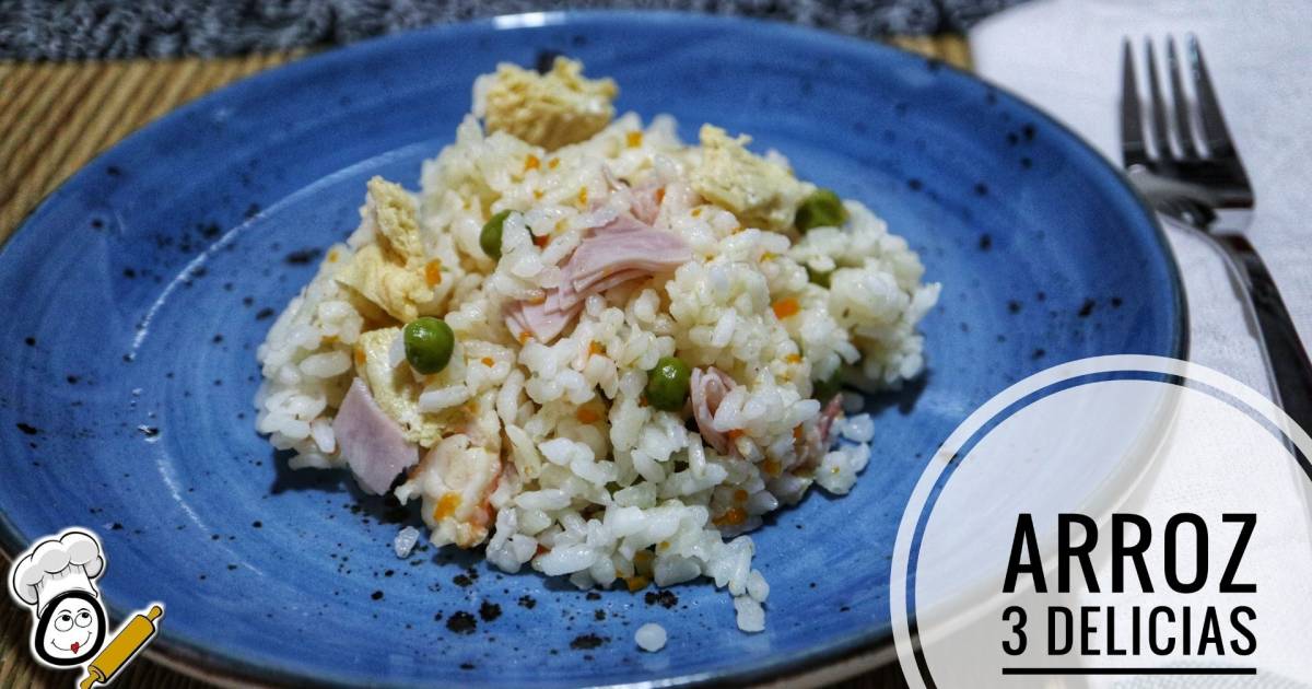 Arroz tres delicias con mambo | Cocina y recetas fáciles