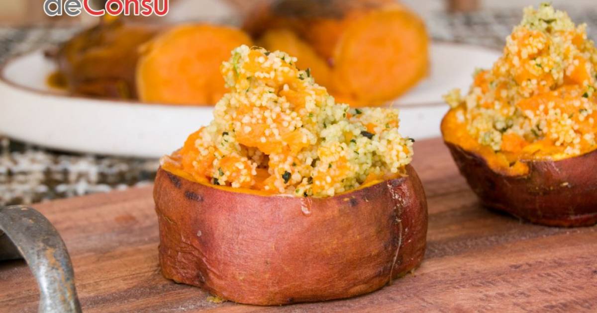 Boniatos Rellenos De Cuscús | Cocina Y Recetas Fáciles