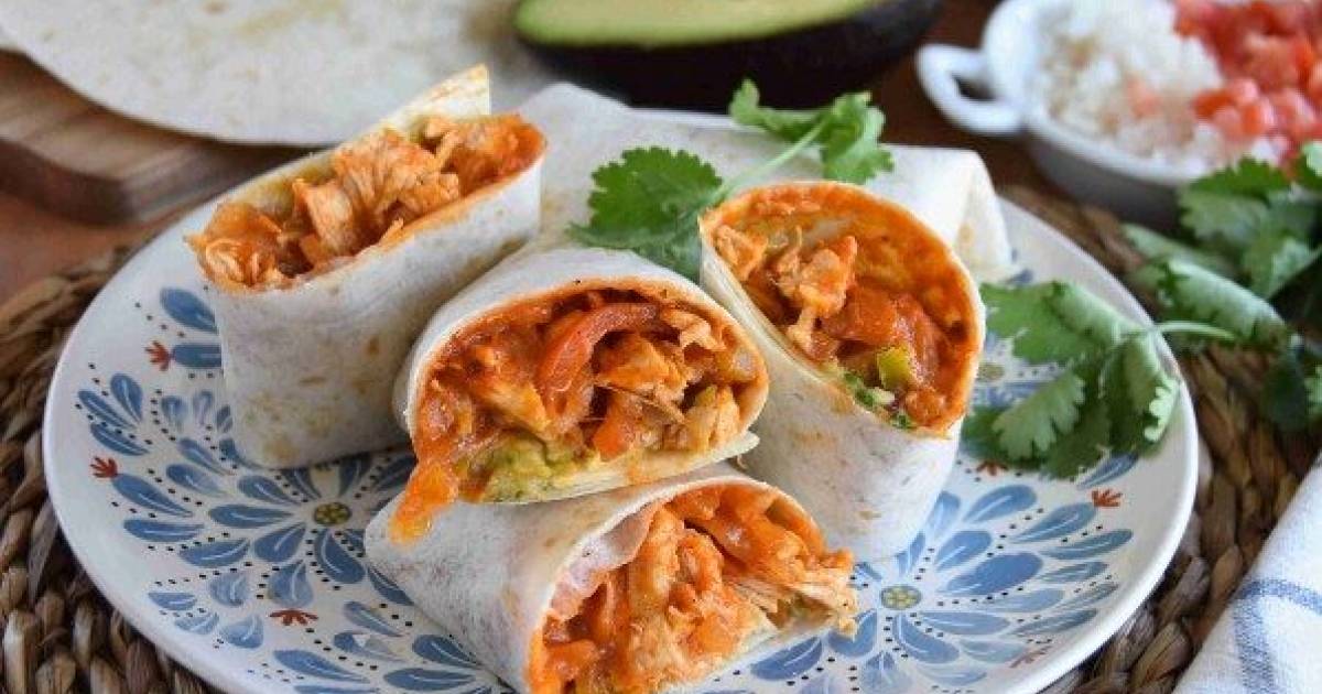 Burritos De Pollo Muy Fáciles | Cocina Y Recetas Fáciles