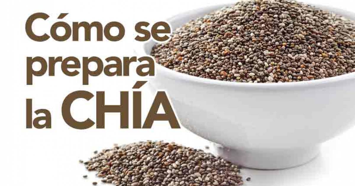 Cómo Se Preparan Las Semillas De Chía Cocina Y Recetas Fáciles 3516