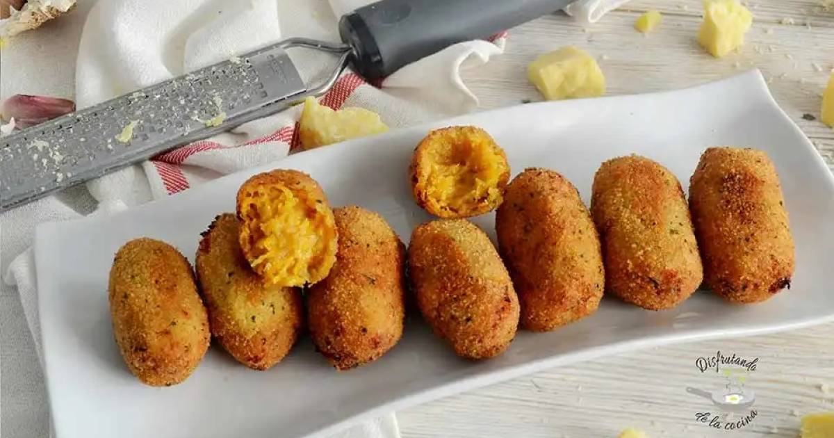 Croquetas De Calabaza Y Queso Caseras | Cocina Y Recetas Fáciles