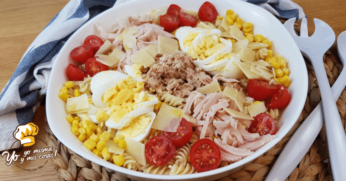 Ensalada De Pasta Muy Completa Cocina Y Recetas Fáciles 1874