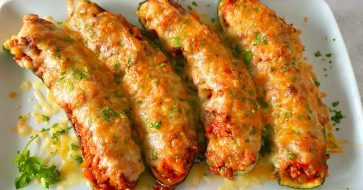 Calabacines Rellenos De Carne | Cocina Y Recetas Fáciles