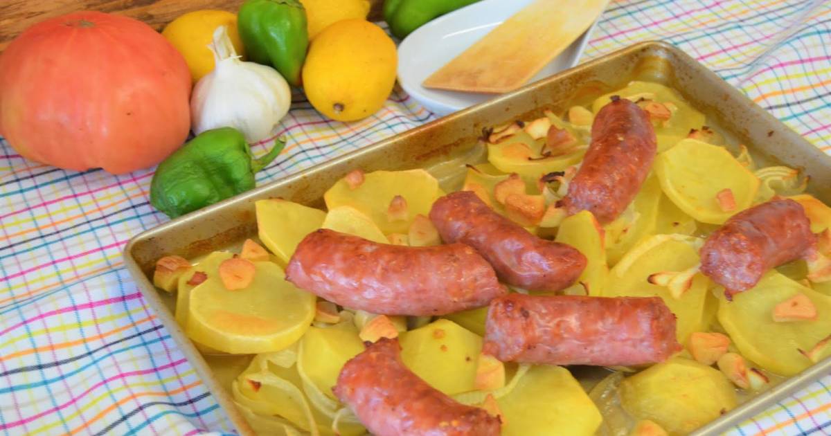 Butifarra Con Patatas Al Horno Cocina Y Recetas F Ciles