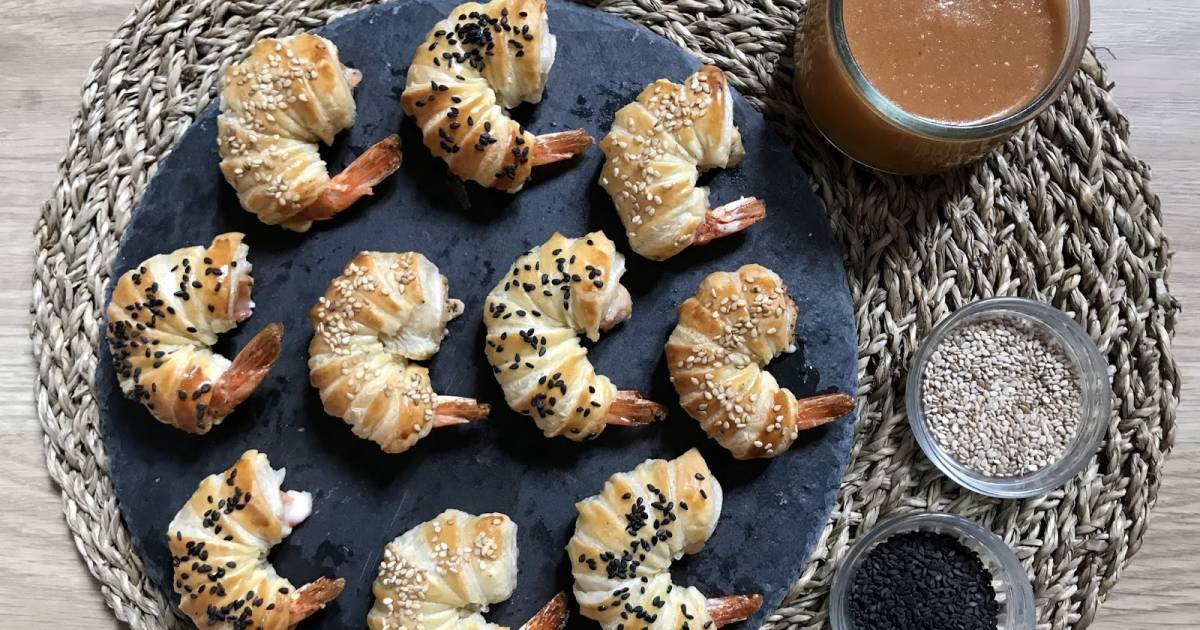 Langostinos en hojaldre | Cocina y recetas fáciles