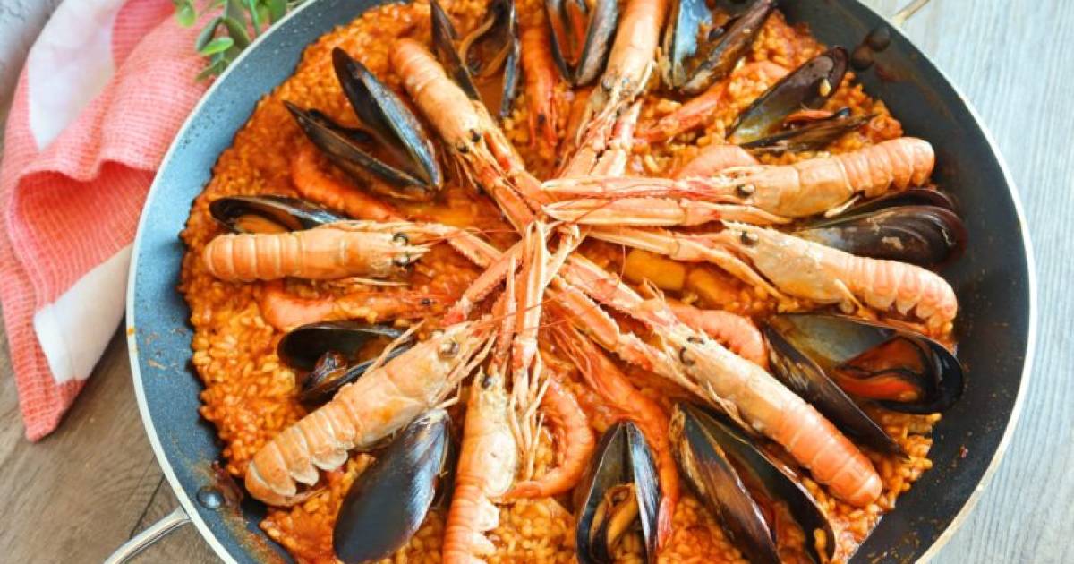 PAELLA DE MARISCO Receta FÁCIL Cocina y recetas fáciles