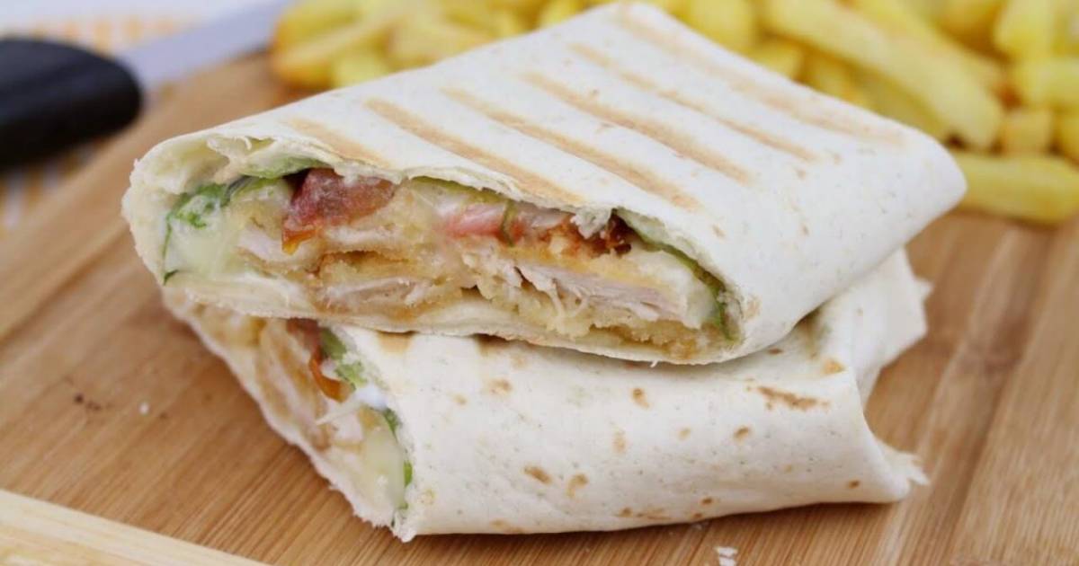 Rollo Ranchero Wrap de pollo ranchero | Cocina y recetas fáciles